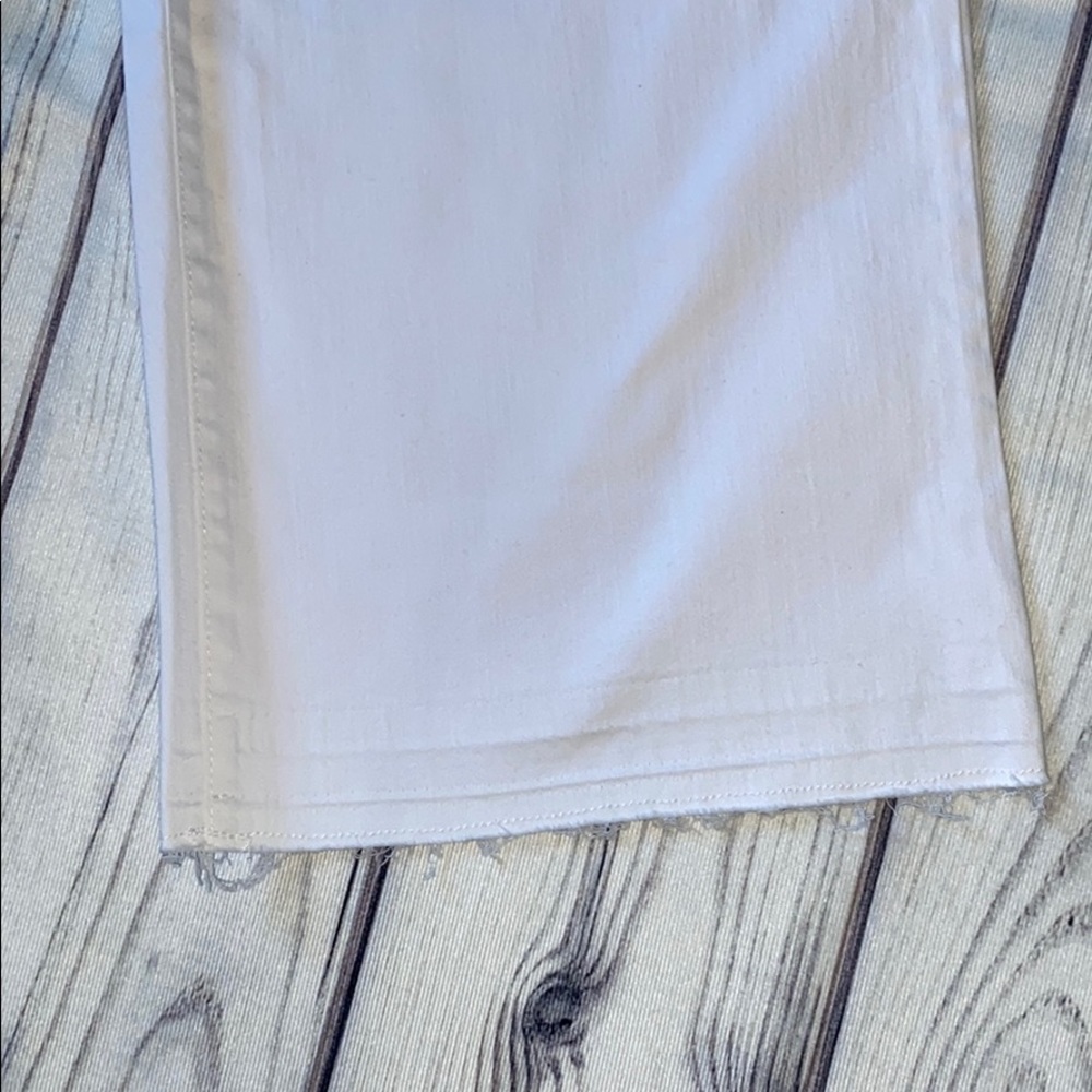 NINE WEST WOMEN'S SOPHIA CROP JEANS IN WHITE SIZE 8 - Picture 4 of 9